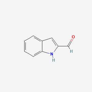 Chemical structure of Indole-2-carboxaldehyde