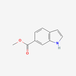Chemical structure of Methyl indole-6-carboxylate