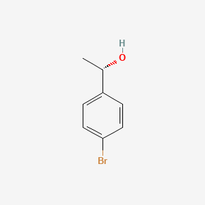 Chemical structure of (S)-4-Bromo-α-methylbenzyl alcohol