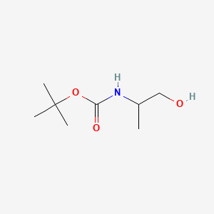 Chemical structure of N-Boc-DL-2-amino-1-propanol
