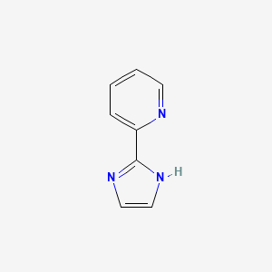 Chemical structure of 2-(1H-Imidazol-2-yl)pyridine