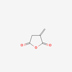 Chemical structure of Itaconic Anhydride