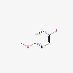 Chemical structure of 5-Iodo-2-methoxypyridine