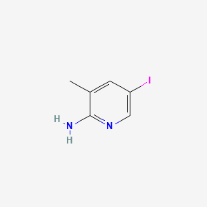 Chemical structure of 5-Iodo-3-methylpyridin-2-amine