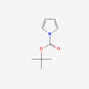 Chemical structure of N-Boc-pyrrole
