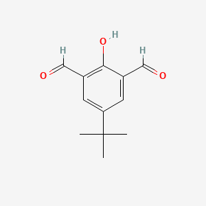 Chemical structure of 4-tert-Butyl-2,6-diformylphenol