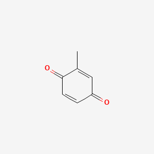 Chemical structure of p-Toluquinone