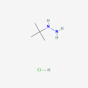Chemical structure of tert-Butylhydrazine Hydrochloride