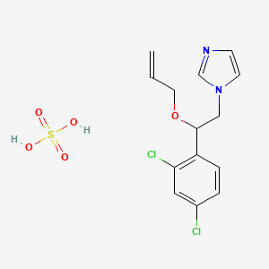 Chemical structure of Imazalil Sulfate