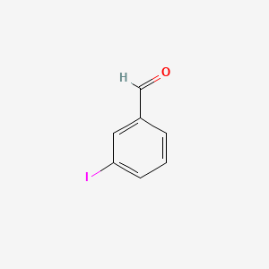 Chemical structure of 3-iodobenzaldehyde