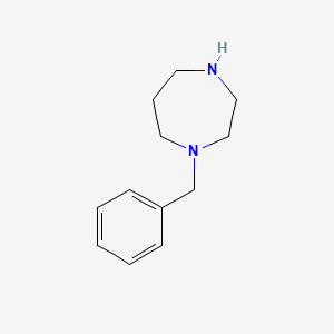 Chemical structure of N-Benzylhomopiperazine