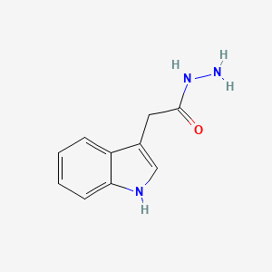 Chemical structure of Indole-3-acetic hydrazide