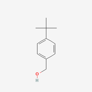 Chemical structure of 4-tert-Butylbenzyl Alcohol