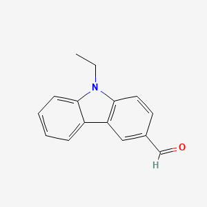Chemical structure of N-Ethylcarbazole-3-carboxaldehyde