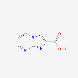 Chemical structure of imidazo[1,2-a]pyrimidine-2-carboxylic acid
