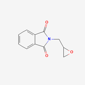 Chemical structure of N-(2,3-Epoxypropyl)phthalimide