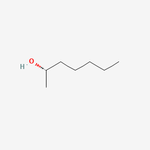 Chemical structure of (S)-(+)-2-Heptanol