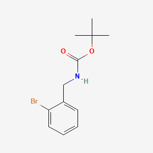 Chemical structure of N-Boc-2-bromobenzylamine