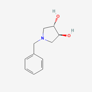 Chemical structure of (3S,4S)-(+)-1-Benzyl-3,4-pyrrolidinediol