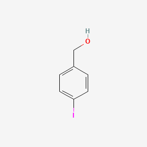 Chemical structure of 4-Iodobenzyl alcohol