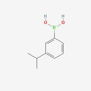Chemical structure of 3-Isopropylbenzeneboronic acid