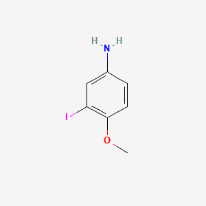 Chemical structure of 3-Iodo-4-methoxyaniline
