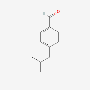 Chemical structure of 4-Isobutylbenzaldehyde