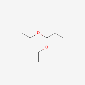 Chemical structure of 1,1-Diethoxy-2-methylpropane