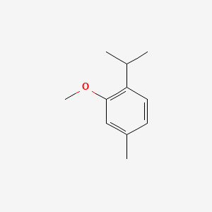 Chemical structure of 2-Isopropyl-5-methylanisole