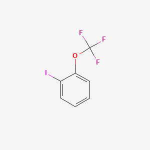 Chemical structure of 1-Iodo-2-(trifluoromethoxy)benzene