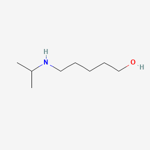 Chemical structure of 5-(Isopropylamino)pentanol