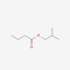 Chemical structure of Isobutyl Butyrate