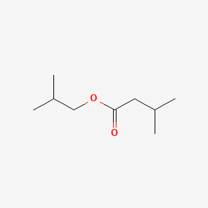 Chemical structure of Isobutyl Isovalerate