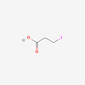 Chemical structure of 3-Iodopropionic Acid