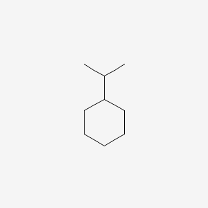 Chemical structure of Isopropylcyclohexane