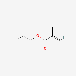 Chemical structure of Isobutyl Angelate