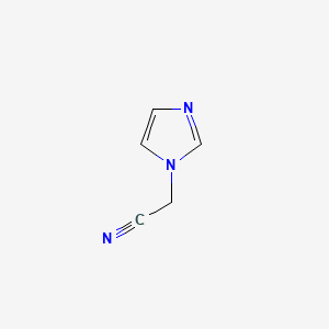 Chemical structure of (1-Imidazolyl)acetonitrile