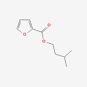 Chemical structure of Isoamyl 2-Furancarboxylate (contains 2-Methylbutyl 2-Furancarboxylate)