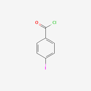 Chemical structure of 4-Iodobenzoyl Chloride