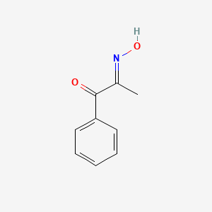 Chemical structure of 2-Isonitrosopropiophenone