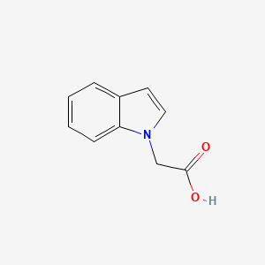 Chemical structure of (1-Indolyl)acetic Acid