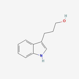 Chemical structure of 3-Indolepropanol