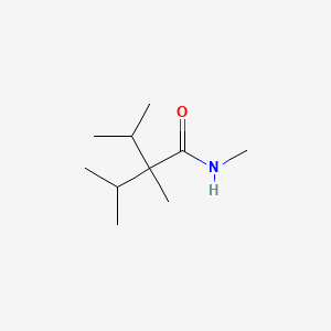 Chemical structure of Methyl diisopropyl propionamide