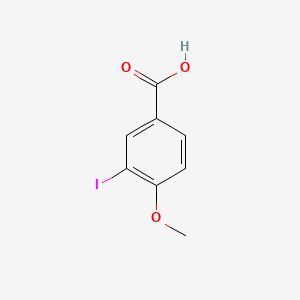Chemical structure of 3-Iodo-4-methoxybenzoic Acid