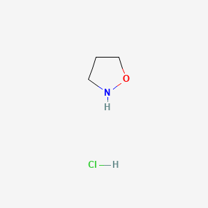 Chemical structure of Isoxazolidine Hydrochloride