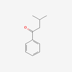 Chemical structure of Isovalerophenone