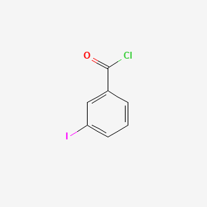 Chemical structure of 3-Iodobenzoyl Chloride