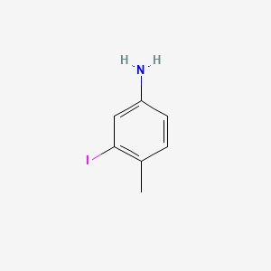 Chemical structure of 3-Iodo-p-toluidine