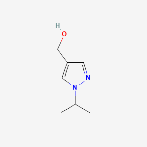 Chemical structure of (1-Isopropyl-1H-pyrazol-4-yl)methanol