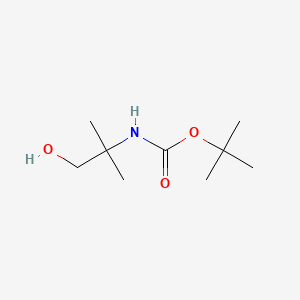 Chemical structure of N-Boc-2-amino-2-methyl-1-propanol